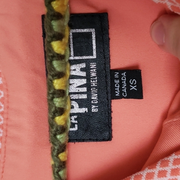 Lapina David Helwani two tone peach pink keyhole back skater dress, women's XS - Picture 4 of 9